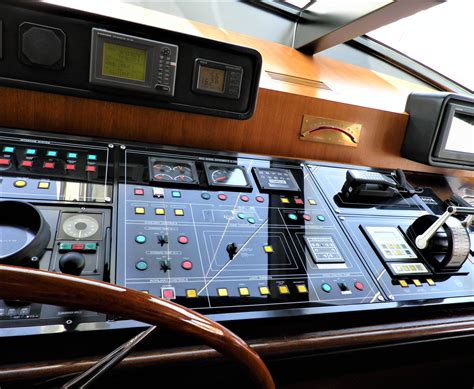 navigational equipment in bridge